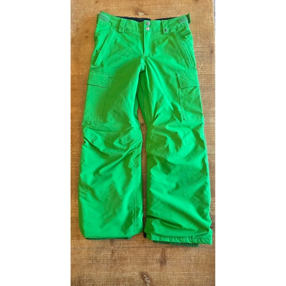 Burton DryRide green youth snow pants size medium EUC - Picture 1 of 12